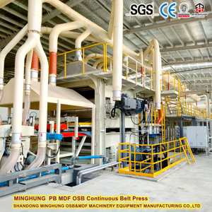 Pressa piana per pannelli di fibra MDF a zero formaldeide, adesivo ecologico conforme al CARB