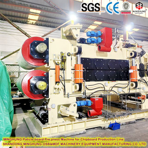 800 m&sup3; t&auml;glich 4&times;8 Fu&szlig; ultraflache Spanplatten-Produktionslinie, Vorpresse