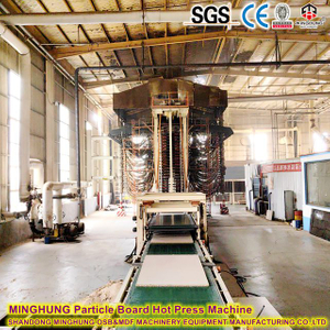 Hot Press PB /OSB /MDF /Kayu Lapis Multi-Pembukaan dengan Loader dan Unloader Otomatis