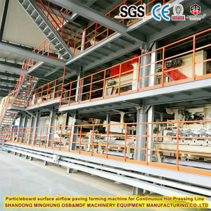 OSB / MDF / ParticallEboard Production машинасы үчүн механикалык-аба иштетүүчү машина
