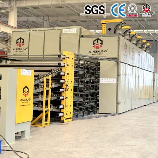 Trung Quốc M&aacute;y sấy veneer lăn 4 tầng Minghung