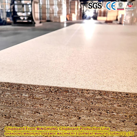 Chipboard από τη γραμμή παραγωγής μοριοσανίδων MINGHUNG.jpg