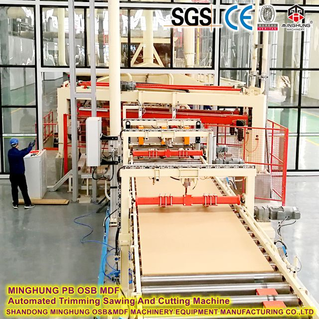 Linea di sega OSB automatizzata