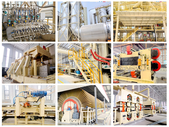 Machines compl&egrave;tes de production de panneaux de particules