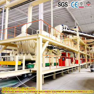 Máquina de formación de alfombrillas automáticas para OSB (placa de hilos orientados) Hacer